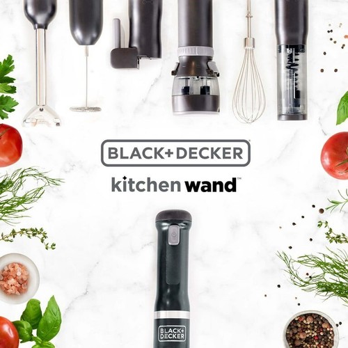 BLACK+DECKER Kitchen Wand Blender Kit, Black