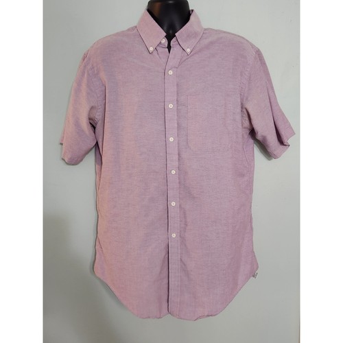 Vintage 70's Arrow Dover B.D. Short Sleeve Button Down Casual Shirt Large