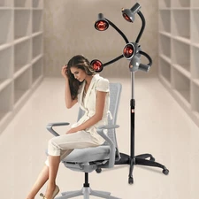 5 Heads Infrared Light Heat Therapy Red Lamp Salon Hair Perming Dyeing Styling