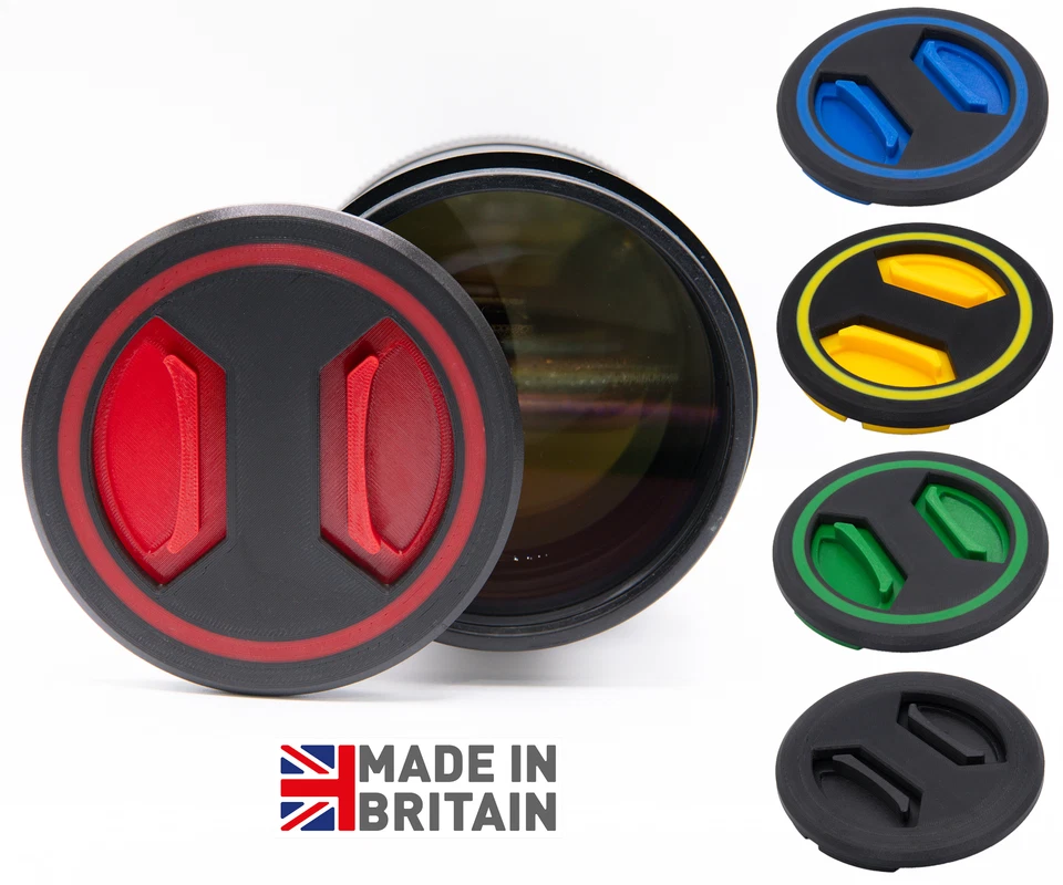 STELLAR-PHOTO-GEAR Maßgeschneiderte Objektivkappe vorne Griff federbelastete für Nikon Z 600 mm f/4 TC VR S