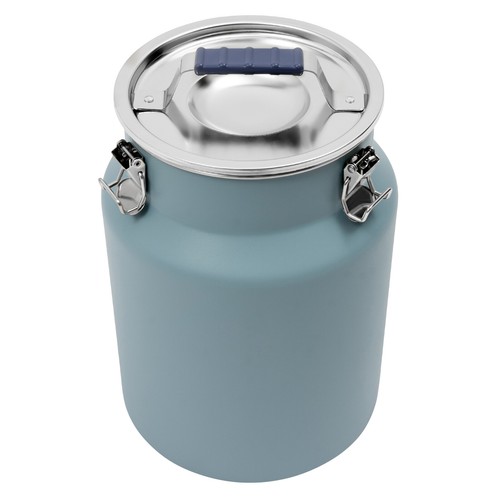 Contenedor de almacenamiento de arroz multifuncional de acero de 12 l/3,17 gal azul - Imagen 6 de 13