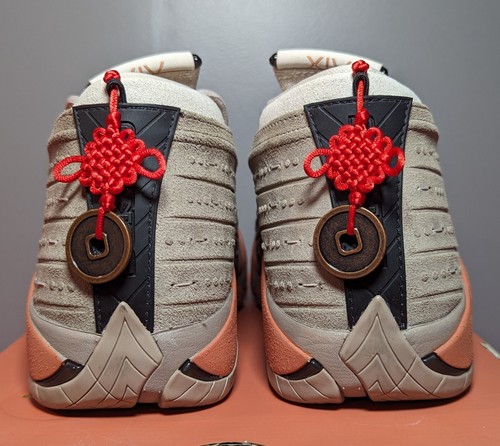Size 6 - Jordan 14 Retro Low x Clot Sepia Stone - Picture 3 of 8
