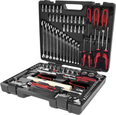 KS Tools 1/4''+1/2'' CHROMEplus Universal Tool Set, 97-Piece - 918.0797
