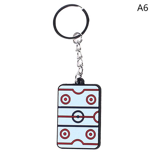 Sports Hockey Keychain Ice Hockey Key Ring Gifts Pendant Car Key Chain Souve-jy - Photo 11/19