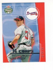 2002 Fleer Focus JE K Corps Greg Maddux (HOF) #KC7 of 15 Braves Free Shipping
