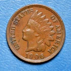1906 Indian Head Cent Penny ~ XF EXTREMELY FINE ~ US Type Coin ~ Diamonds