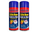Sticker Remover Gum & Goo Spray Remover Stickers Adhesive sticky residue 2x300ml