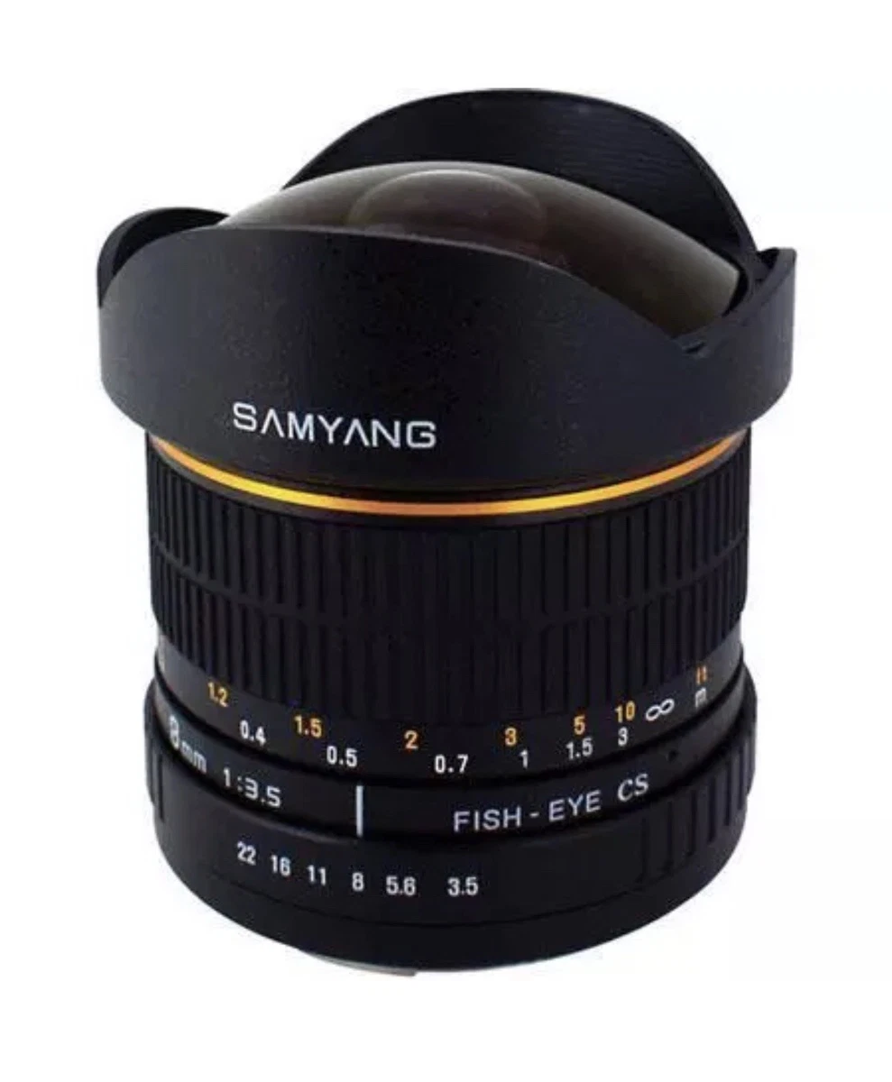 Samyang Fisheye Camera Lenses 8mm Focal for sale | eBay