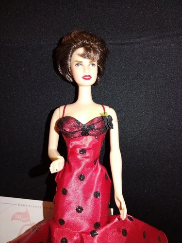 Rare Barbie Pink Label Collector Edition 30 Years Grease Rizzo Prom Doll