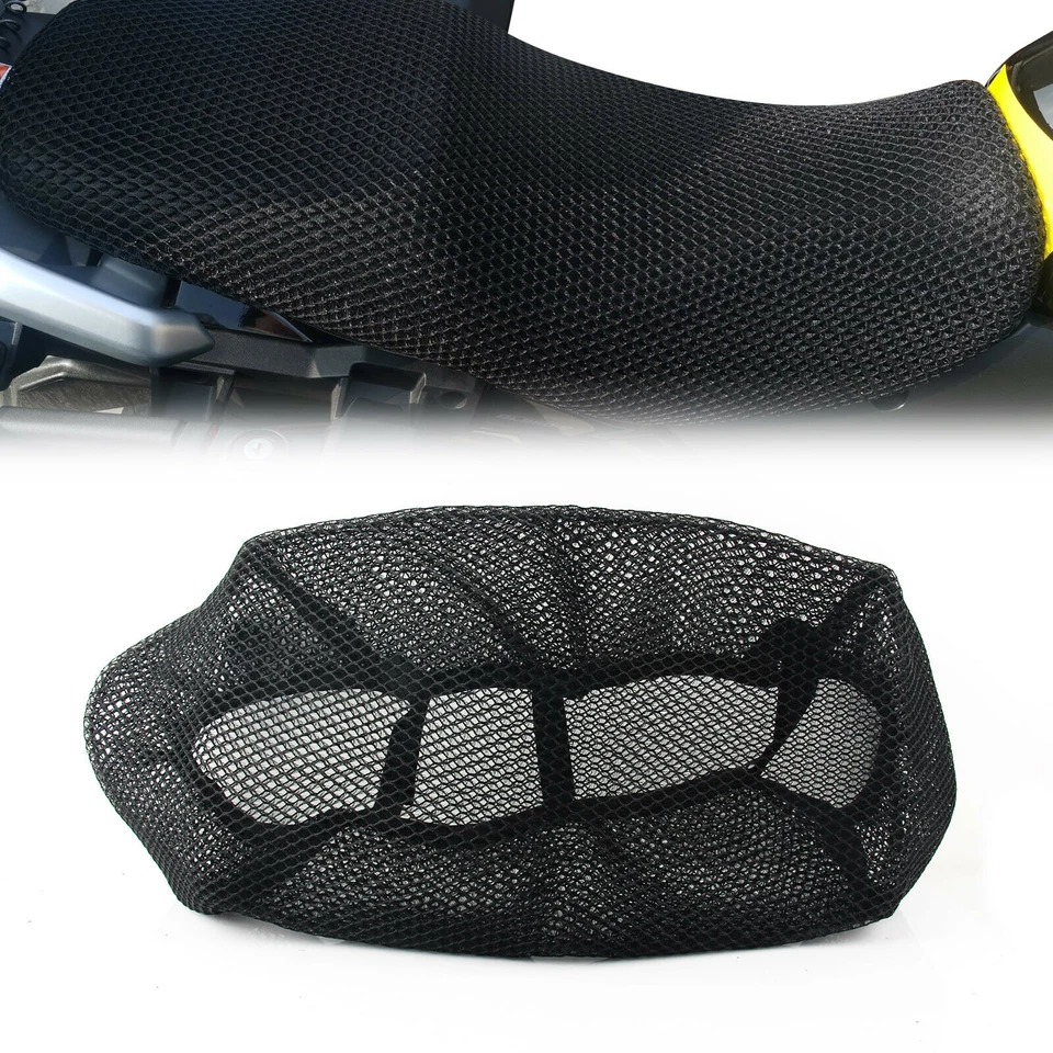 Cubierta de asiento transpirable de tela de malla antideslizante para Suzuki Vstrom 650 DL650 2014 Foto 3 de 4