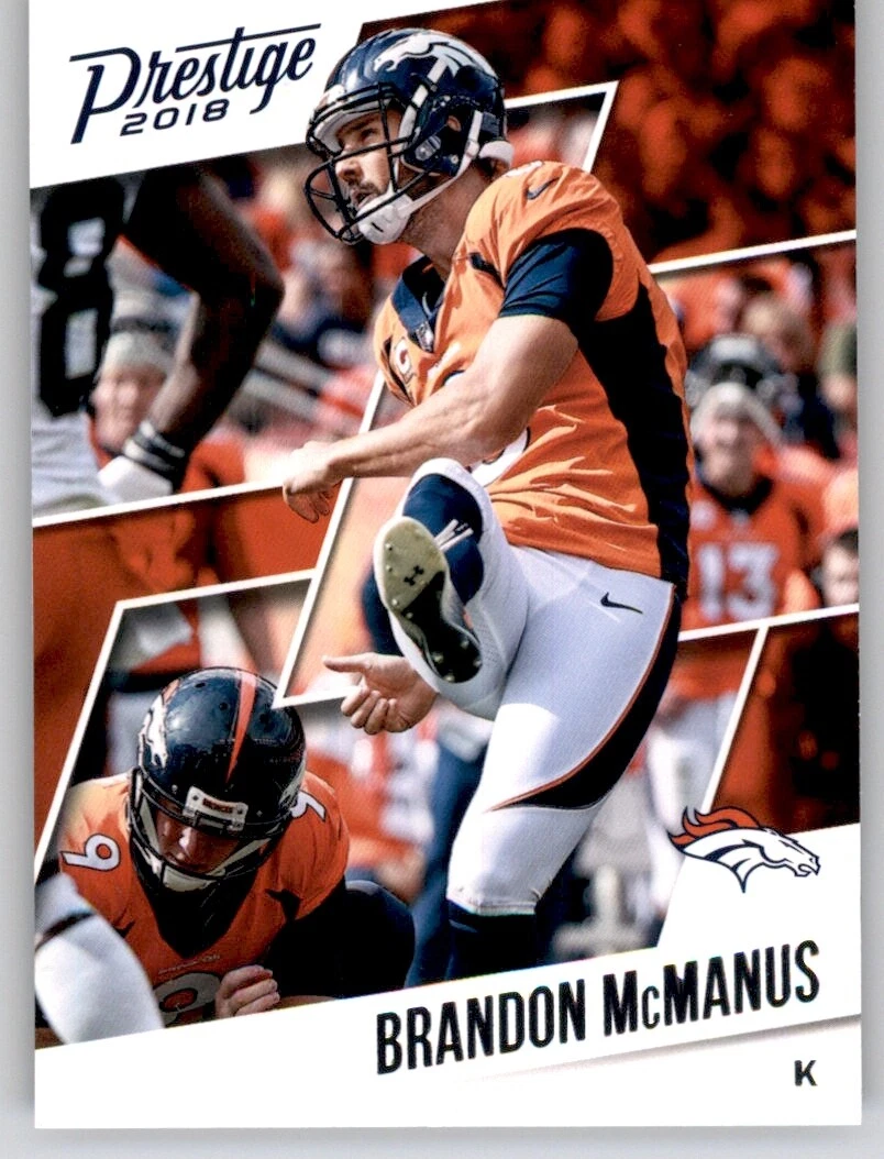 2018 Prestige Brandon McManus NFL PWE Base Card Broncos 14 eBay