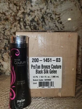 (CASE 12 Bottles) BRONZE COUTURE BLACK SILK GELEE TANNING LOTION 