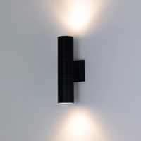 AußEnwandleuchte Wandlampe AußEnlampe 2 X GU10 IP54 Eingang Lampe Terrasse Topaz