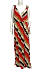 Cocomo Woman Maxi dress striped sleeveless size 1X