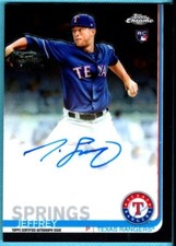 2019 Topps Chrome Rookie Autograph Auto  Jeffrey Springs CARD # RA-JS
