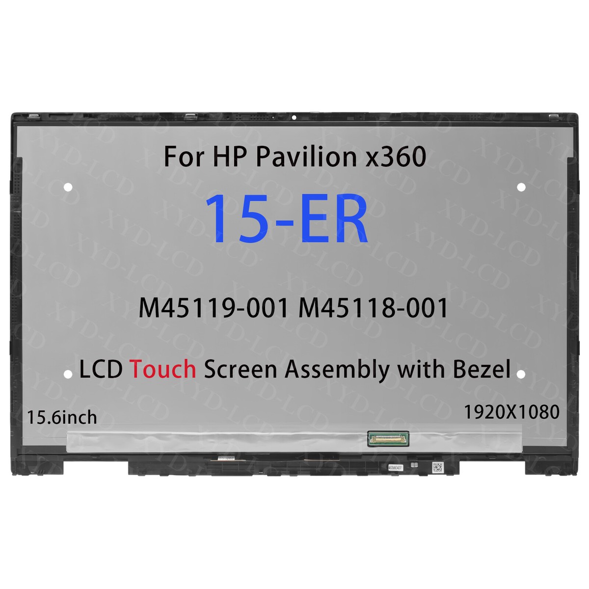 New 15-ER 15T-ER FHD LCD Touch Screen Assembly for HP Pavilion