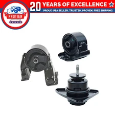 Fits 2007-2011 Hyundai Elantra 2.0L MANUAL Trans Engine Motor Mount Set 3PCS :