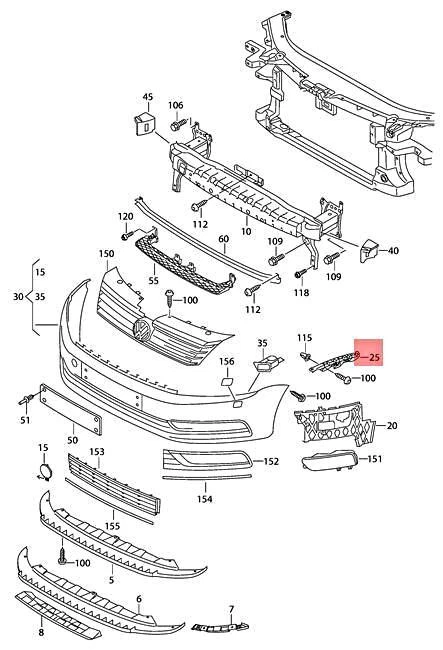 Genuine VW Passat 4Motion Variant Santana Guide Profile Left Front 