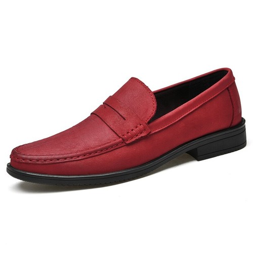 Mocasines sin cordones para hombre Zapatos de cuero genuino Cómodos Mocasines Zapatos informales - Imagen 2 de 22