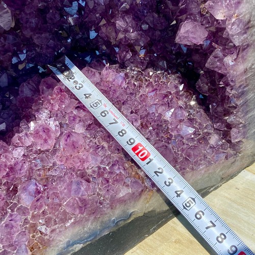 79,3 Pfund natürliche Amethyst Geode Quarz Kristall Cluster Kathedrale Energie Heilung - Bild 17 von 17