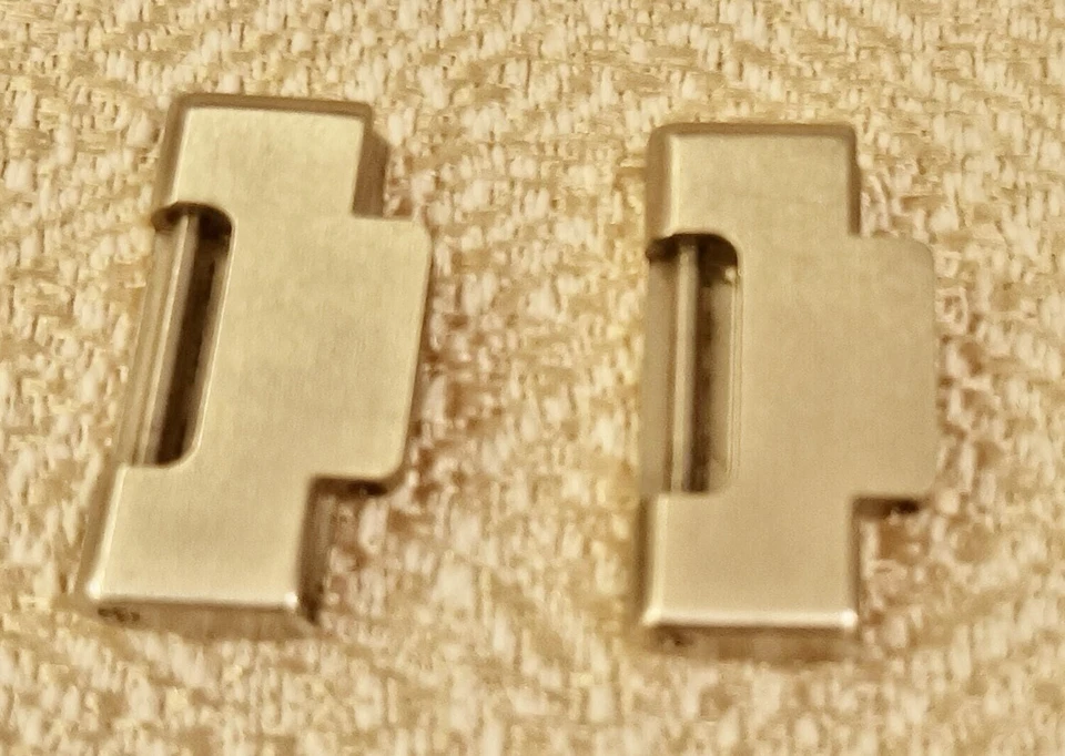 ✅ Reloj CARTIER Santos ENLACE (2 eslabones) tornillos dorados y acero ✅ Foto 4 de 4