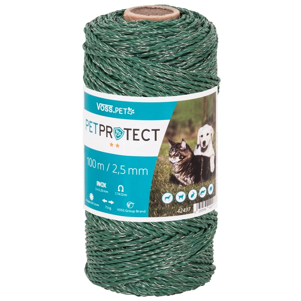 Elektrozaun Hundezaun für den Garten Starterset Katzenzaun Weidezaun Hund Zaun - Bild 4 von 4