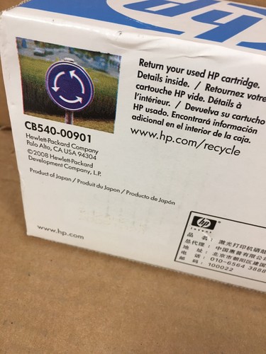OPEN BOX! HP CB540A Black Toner (SEALED BAG) - Picture 6 of 12