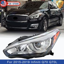 Driver Side Full Led Headlight Assembly Wo Afs For 2015-2019 Infiniti Q70 Q70l