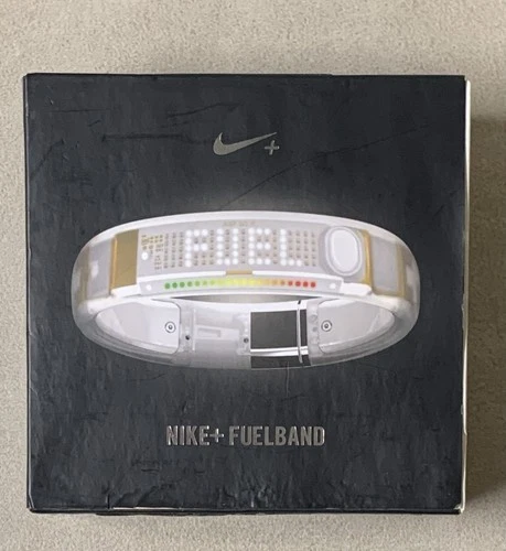 Nike+ FuelBand Activity Tracker Wristband Bluetooth White - New