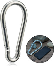 Big Carabiner Clip Heavy Duty Spring Snap Hook 6.3 Inch Steel Clip Link M1313X16