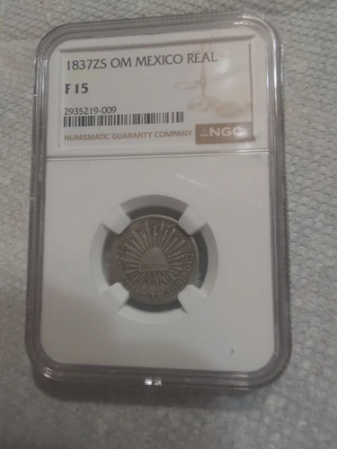 1837 ZS OM Mexico Real F15 NGC