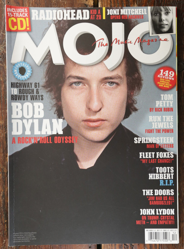 MOJO No 325 DECEMBER 2020 Bob Dylan TOM PETTY Run The Jewels JOHN LYDON Used