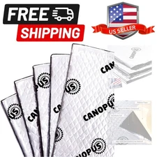 Car Sound Deadening Mat, 80 mil 5 sqft, Pack of 5 Sheets, Butyl Sound Deadene...
