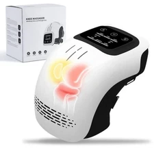 Cordless Knee Massager Heated Vibration Therapy Knee Massager W/ LED Screen Gift