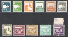 1927/45 Palestine, Stanley Gibbons No. 90/103 Not Complete Series - MNH**