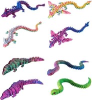 Gadget - 1 Articolo Casuale -D- Drakliths Fidget Toy: Animale (Assortimento) Joy