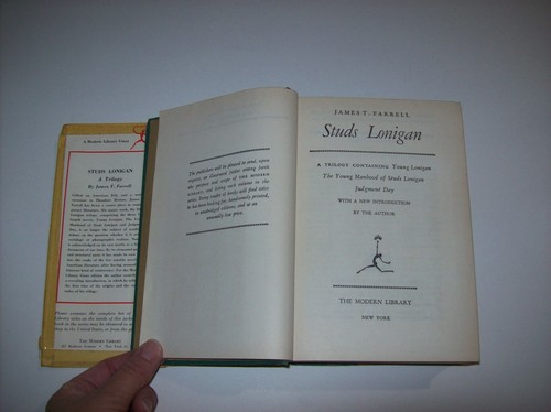 Studs Lonigan a Trilogy Book, James T Farrell, Modern Library Giant HCDJ, x - Bild 7 von 20