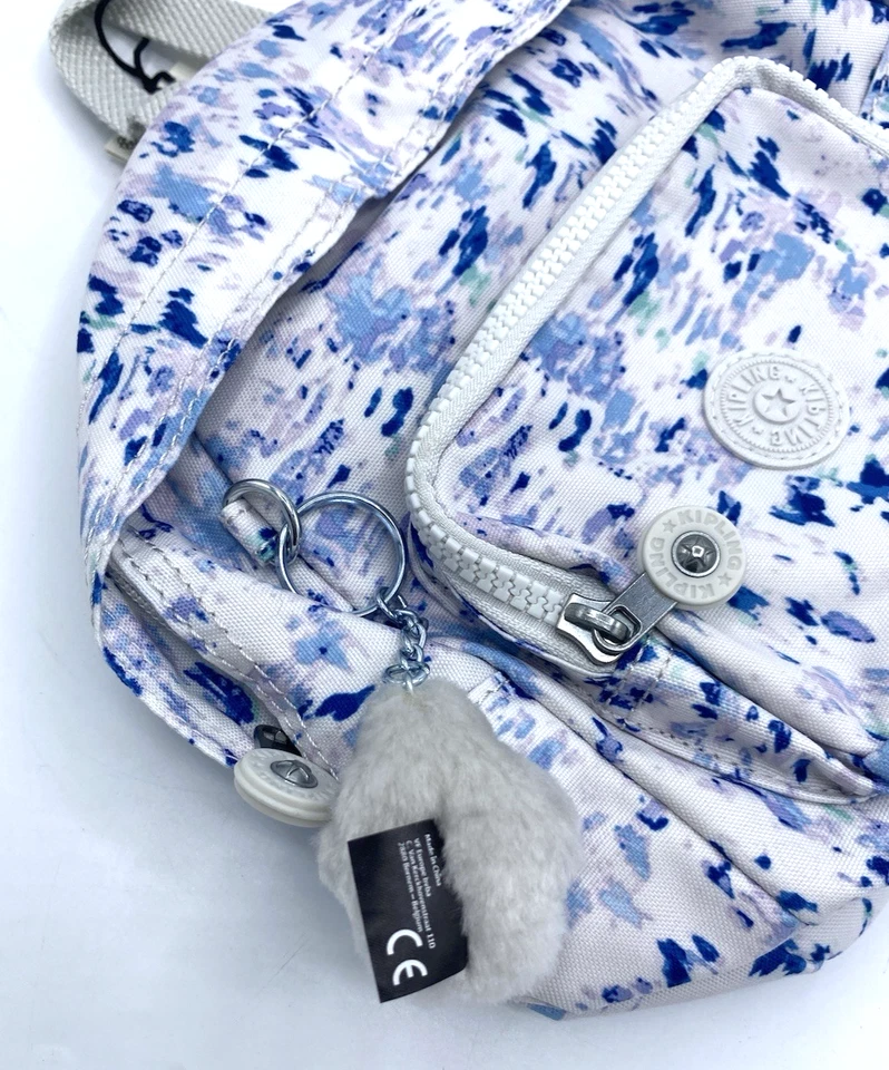 KIPLING  Mini BackPack Rucksack Tasche NEU Backpack bleu/weiß NEU - Bild 3 von 4