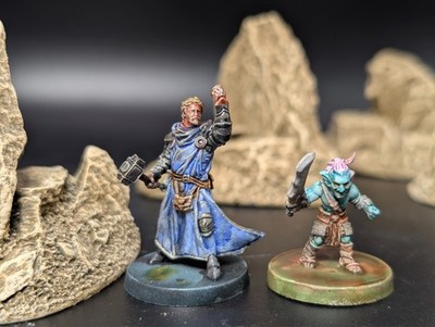 Well painted heroic goblin ''Puckeroo'' sword & bow d&d fantasy miniature
