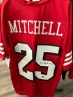 Elijah Mitchell Autograph Jersey Beckett Certified Football San Francsico 49ers