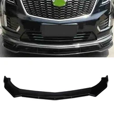 For Cadillac XT5 2017-2022 21 Front Bumper Lip Splitter Spoiler Glossy Black