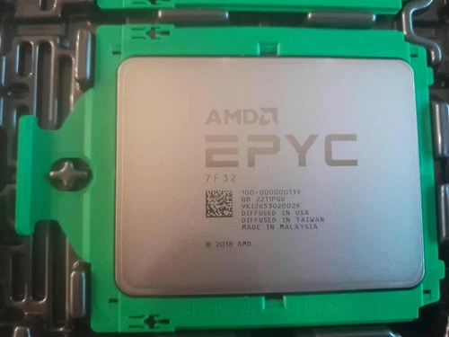 AMD EPYC ROME 7F32 OEM Unlocked 8C 3.7GHz SP3 Server CPU High Freq L3 128 MB
