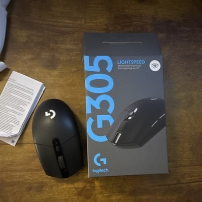 Logitech G305 Lightspeed Wireless Optical Gaming Mouse Black