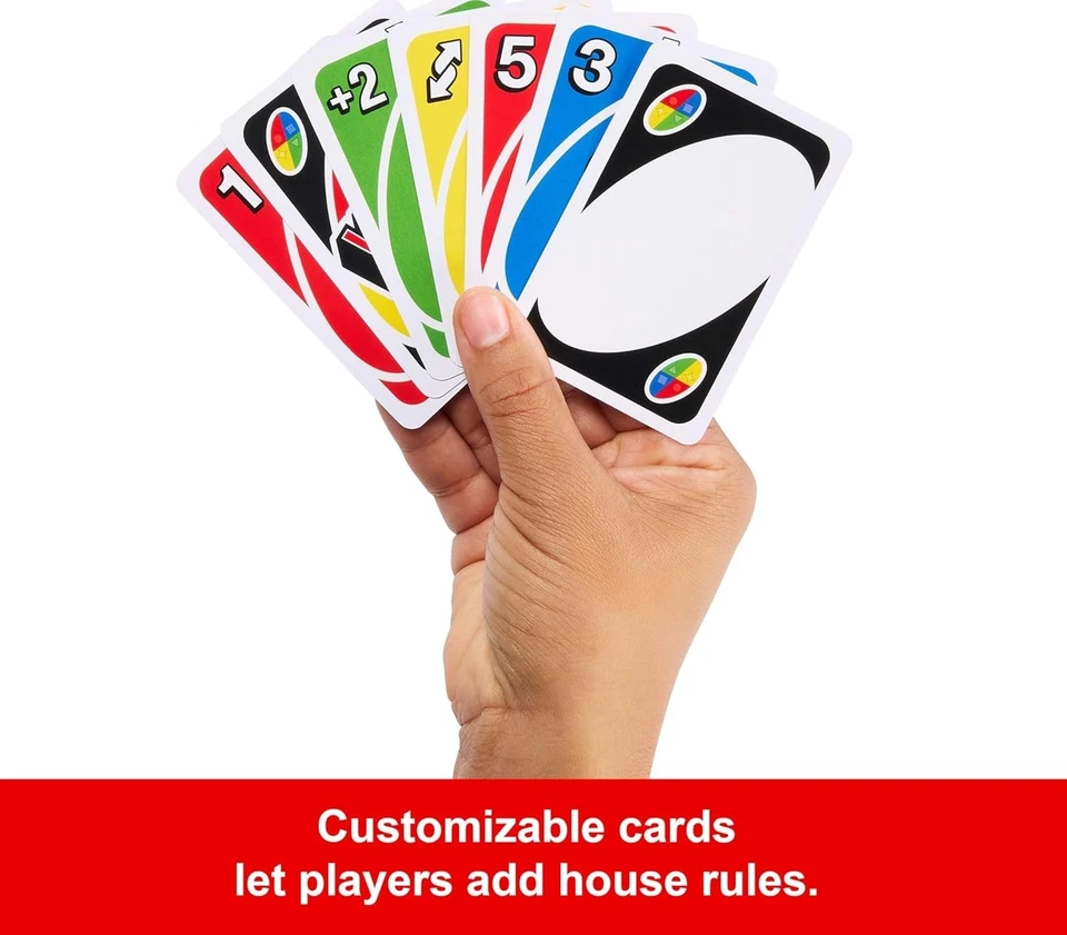 UNO Card Game for Kids, Adults & Family Night Parties & Travel, 2 to 10 Players - Image 4 of 4