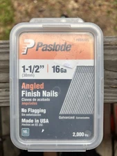Paslode Angled Finish Nails 1 1/2 x 16GA Galvanized 2000 Count