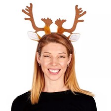 Reindeer Antlers Costume Headband  One Size