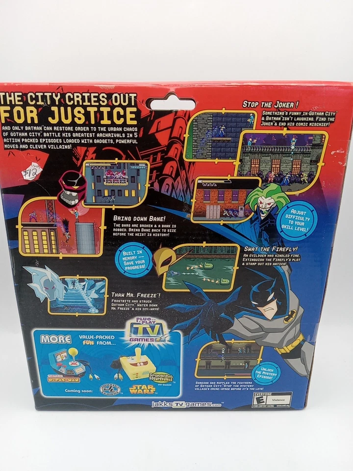 Videojuego de TV Plug N Play The Batman Jakks Pacific 2004 nuevo en caja Foto 3 de 4