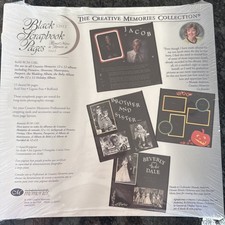 Creative Memories 12x12 Black Refill Scrapbook Pages 15 Sheets/30 Pages RCM-12BL