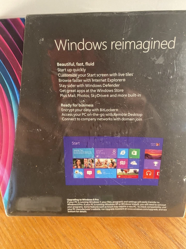 Microsoft Windows 8 Professional Full/Upgrade 32Bit & 64Bit DVD MS WIN PRO =NEW= - Image 2 of 3