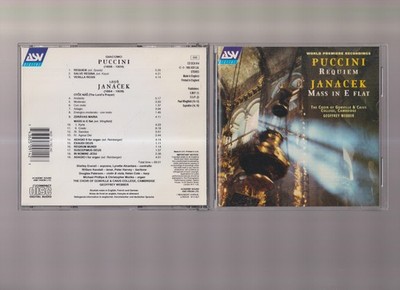 Puccini: Requiem Janacek: Mass In E Flat CD W/Case Nice! #0126DH